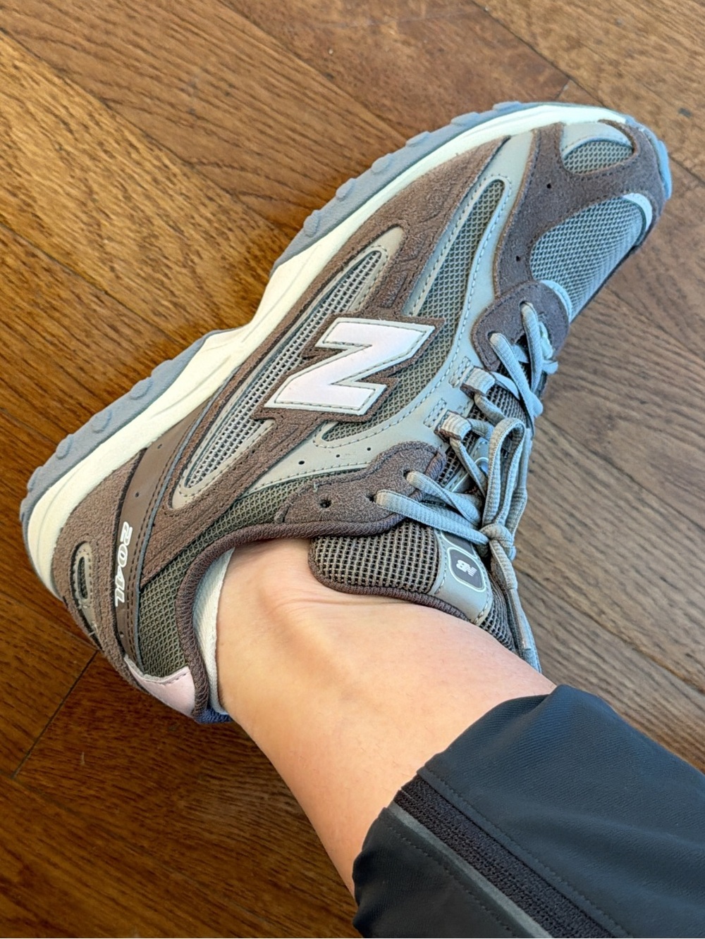New Balance Brown with Light Pink Accent Women's Sneakers 204L